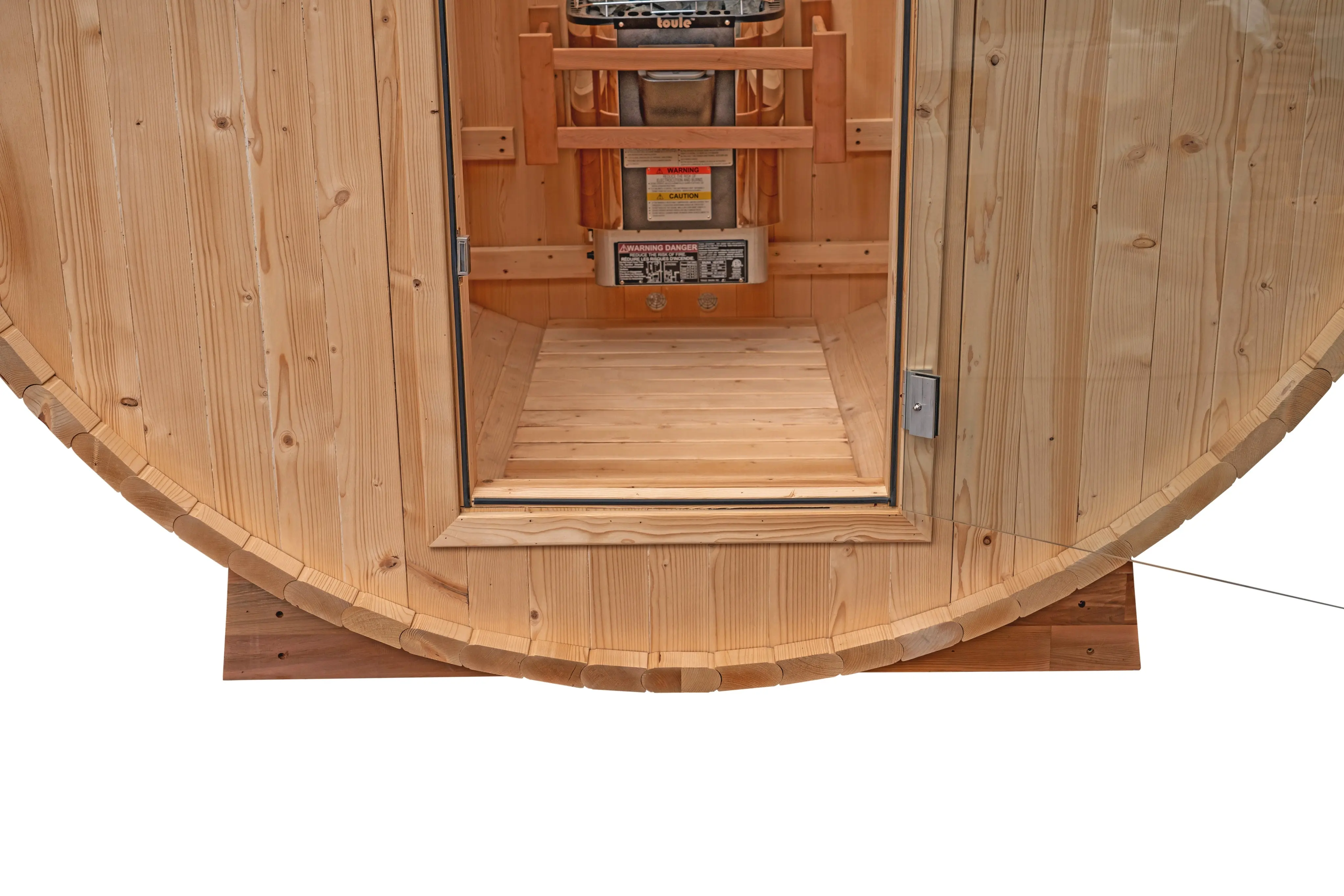 6 FT Classic Thermowood Barrel Sauna - 4-6 Person - Image 23