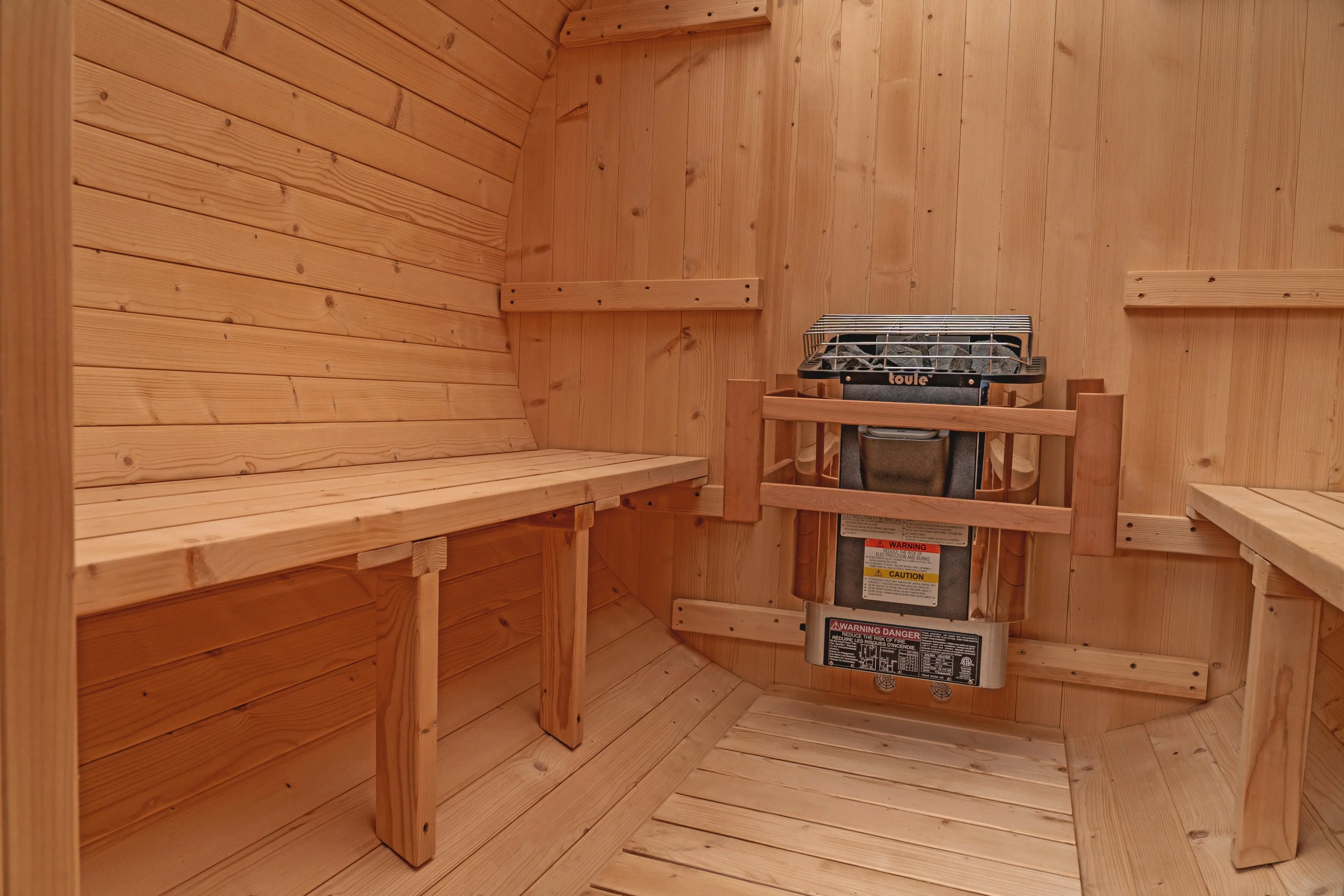 6 FT Classic Thermowood Barrel Sauna - 4-6 Person - Image 24