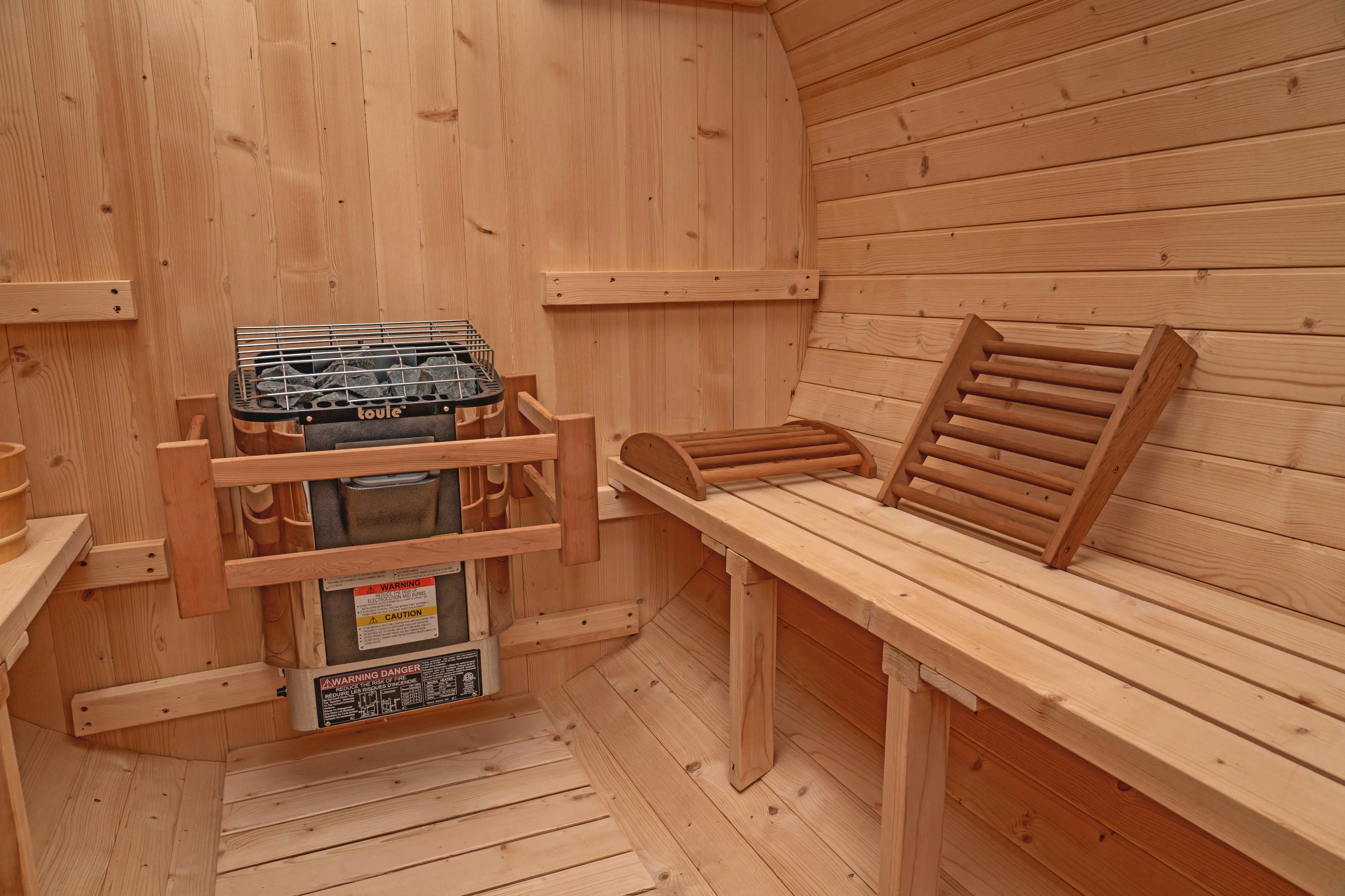 6 FT Classic Thermowood Barrel Sauna - 4-6 Person - Image 34