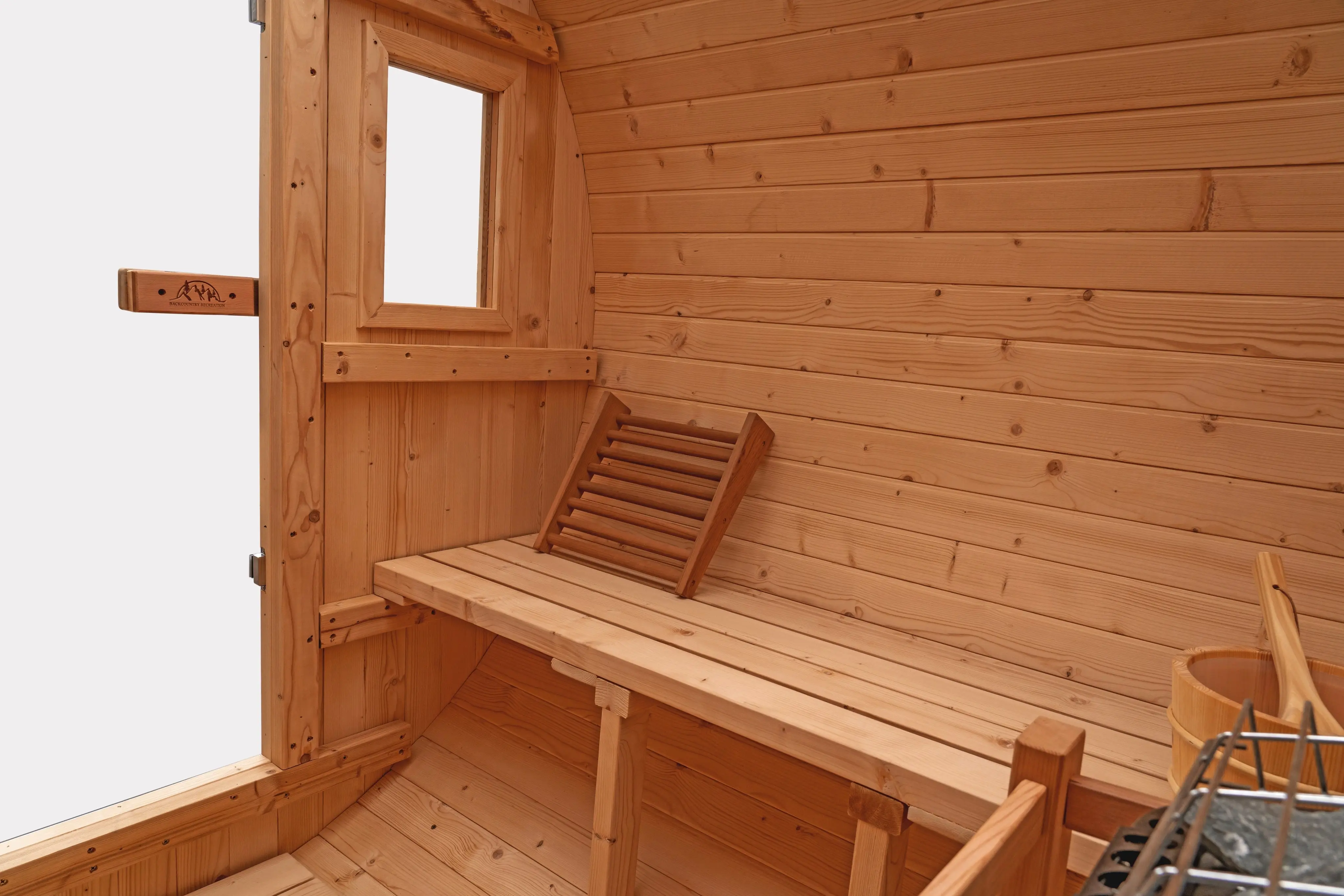 6 FT Classic Thermowood Barrel Sauna - 4-6 Person - Image 37