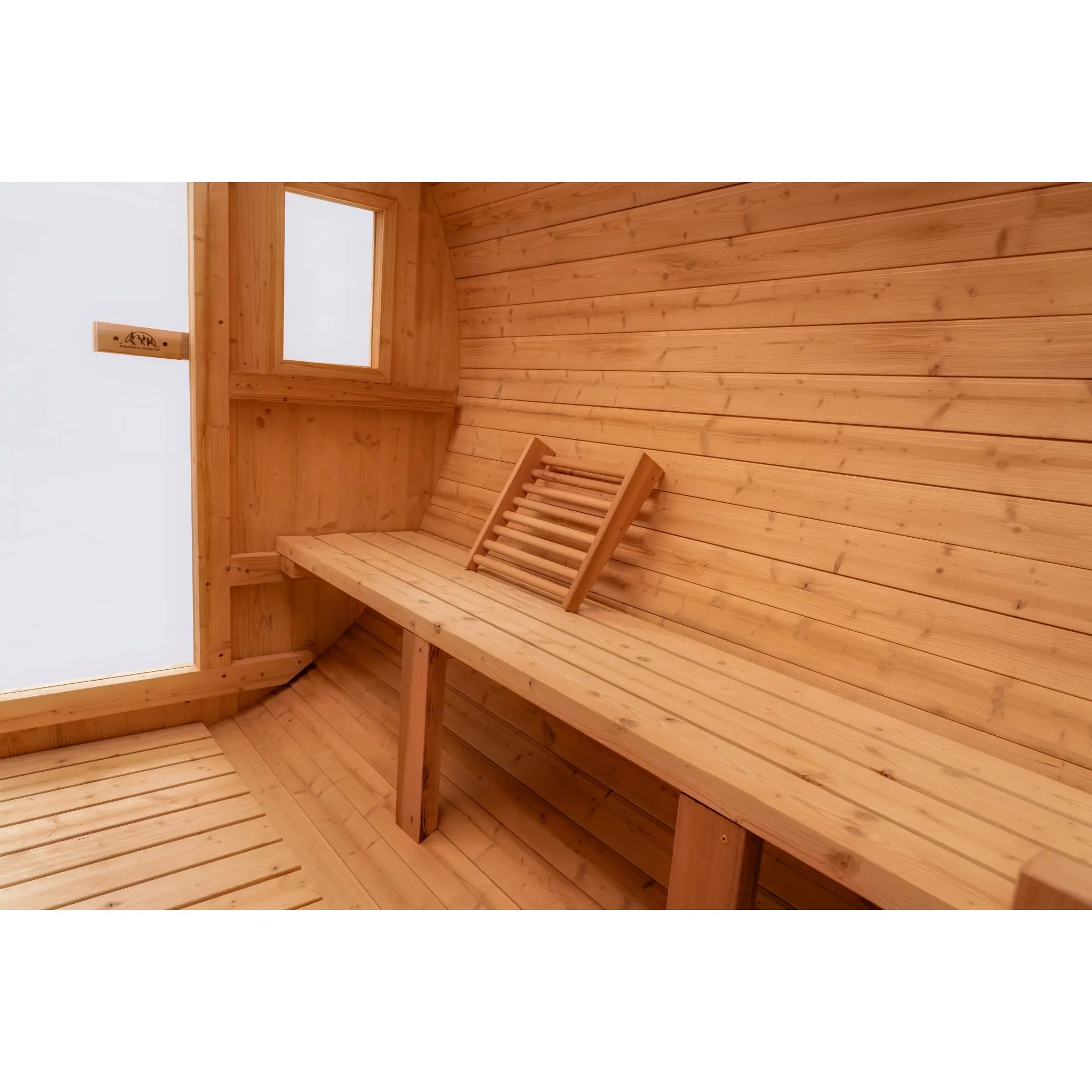 6 FT Classic Thermowood Barrel Sauna - 4-6 Person - Image 4