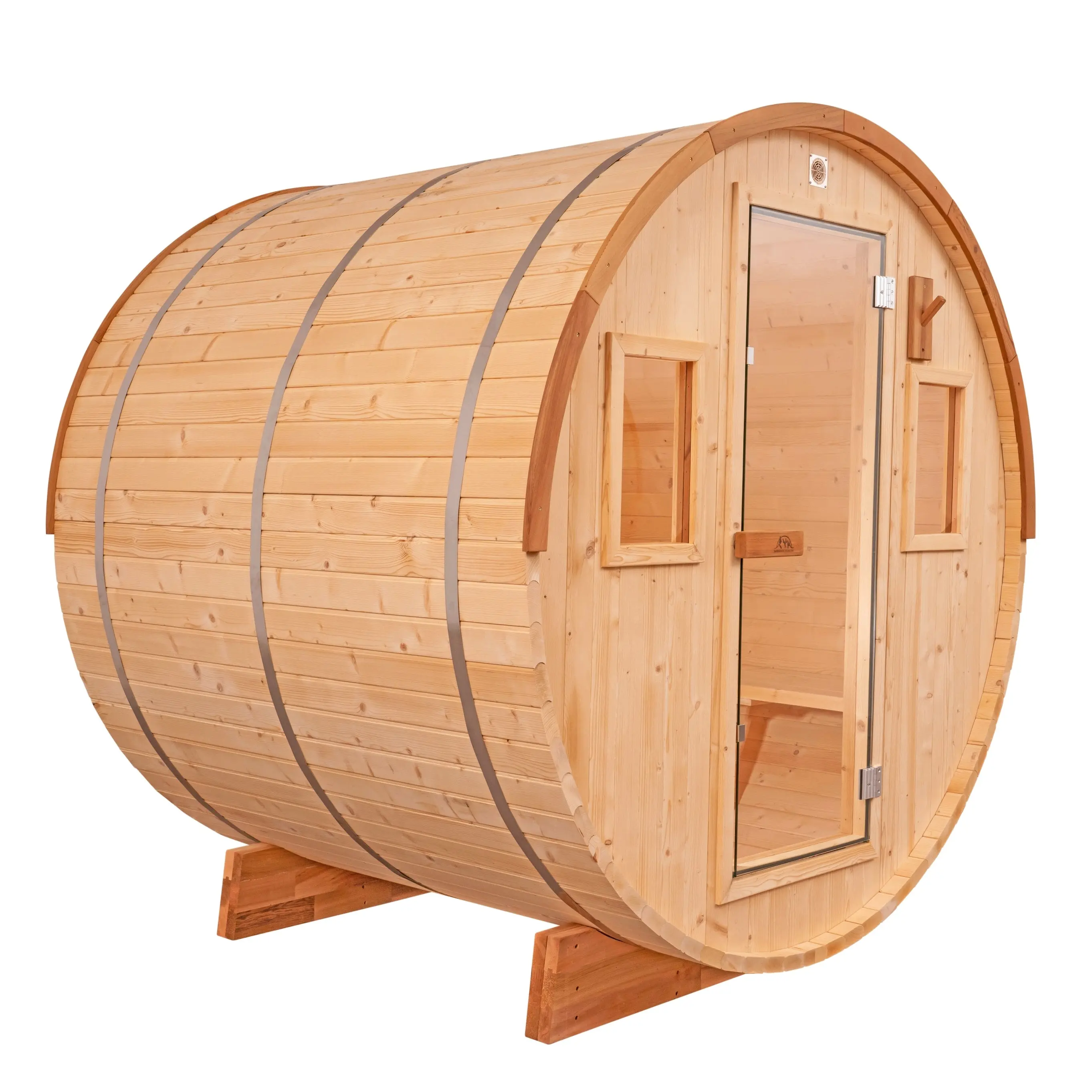6 FT Classic Thermowood Barrel Sauna - 4-6 Person - Image 42