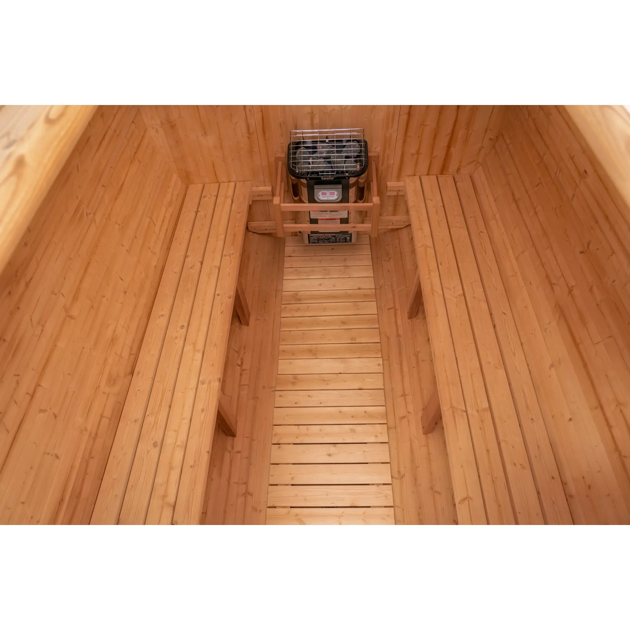 6 FT Classic Thermowood Barrel Sauna - 4-6 Person - Image 9