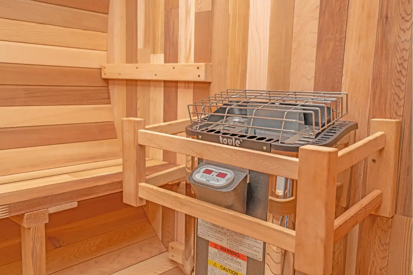 6ft Cedar Barrel Sauna + Yukon Cold Plunge - Image 7