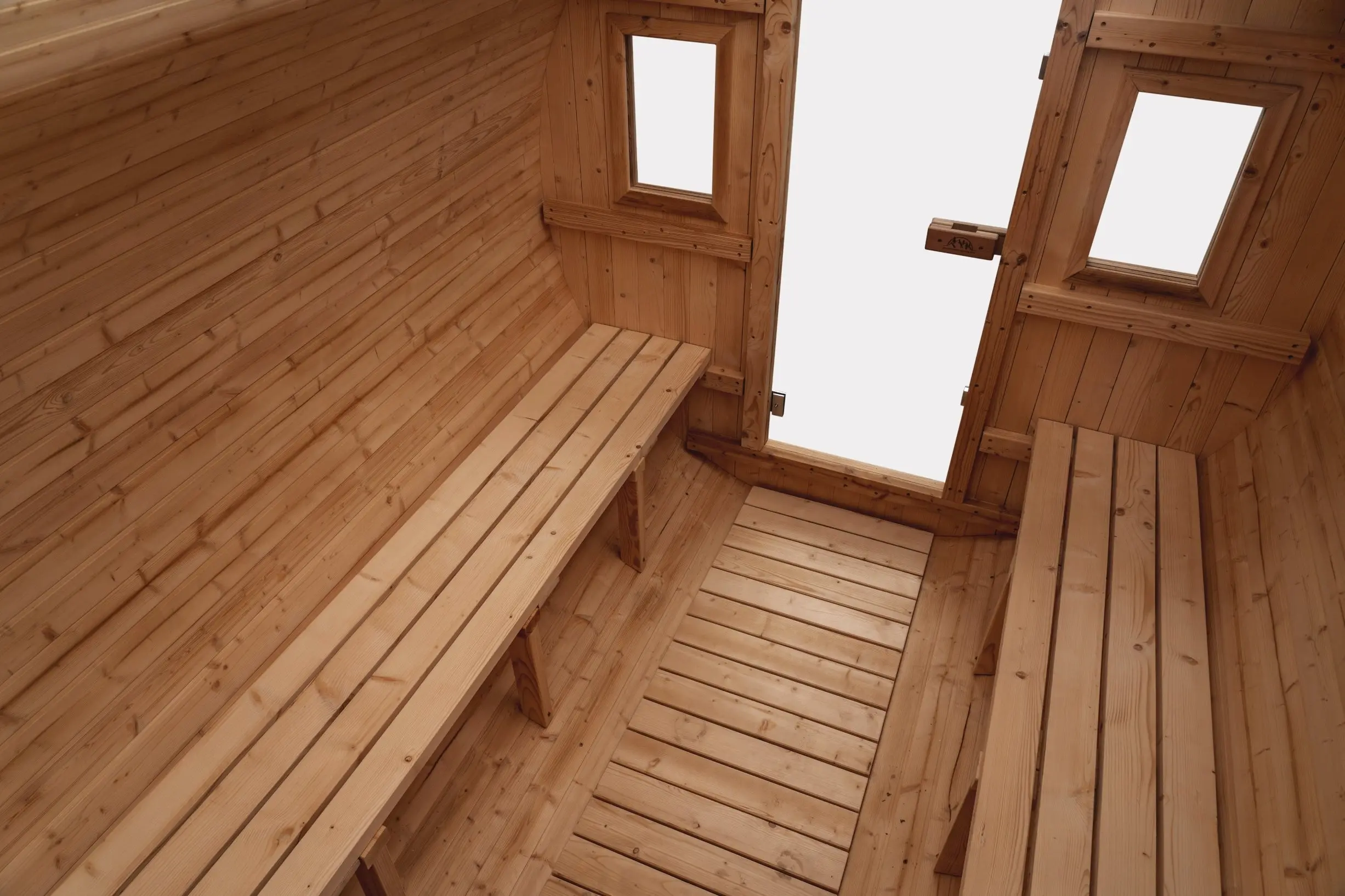 8 FT Classic Thermowood Barrel Sauna  - 6-8 Person - Image 12