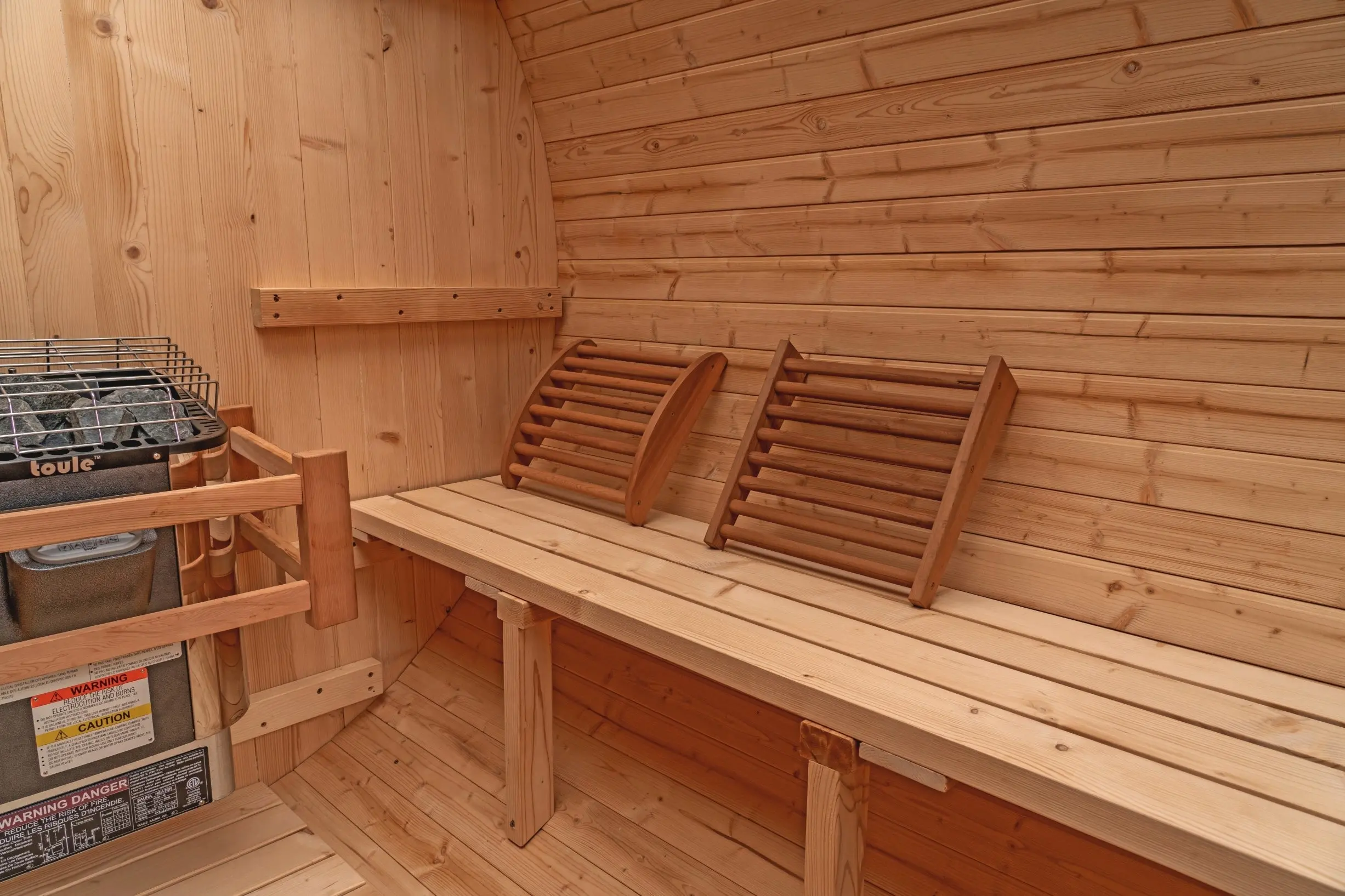 8 FT Classic Thermowood Barrel Sauna  - 6-8 Person - Image 15