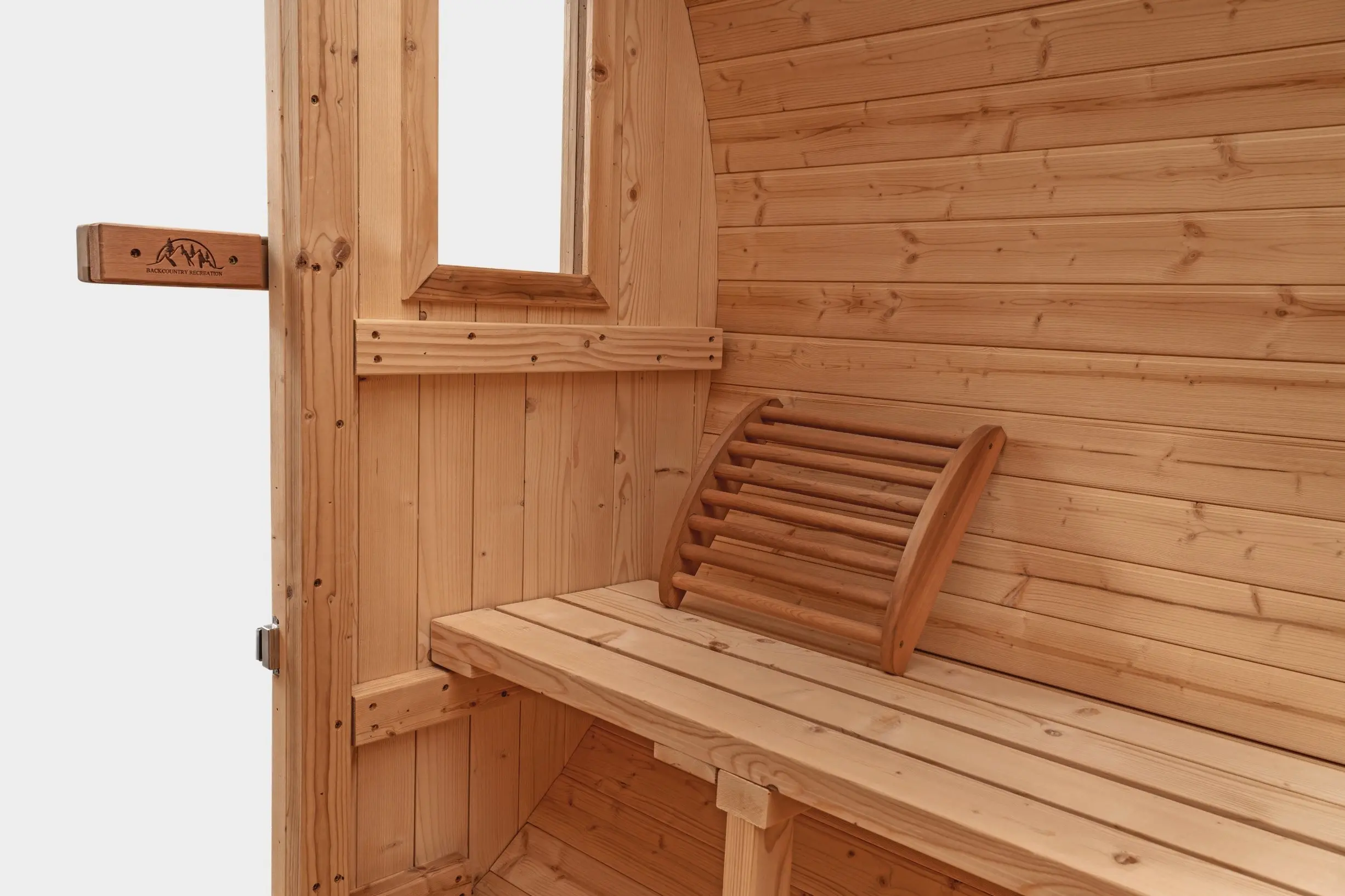 8 FT Classic Thermowood Barrel Sauna  - 6-8 Person - Image 18