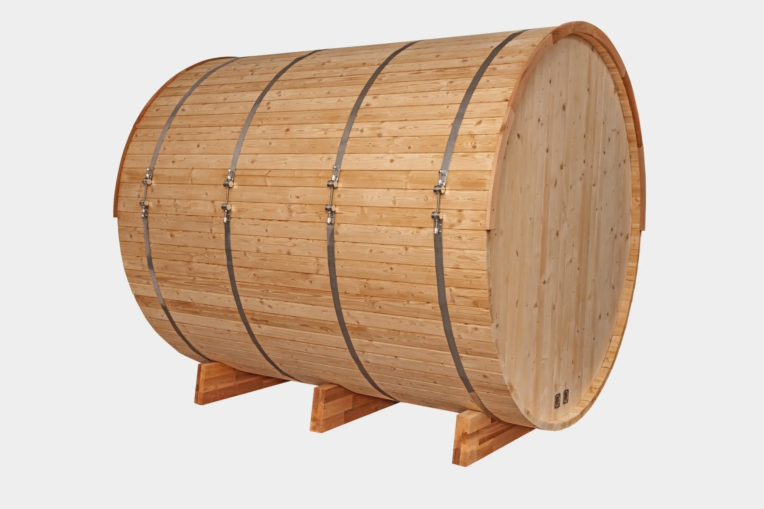 8 FT Classic Thermowood Barrel Sauna  - 6-8 Person - Image 22