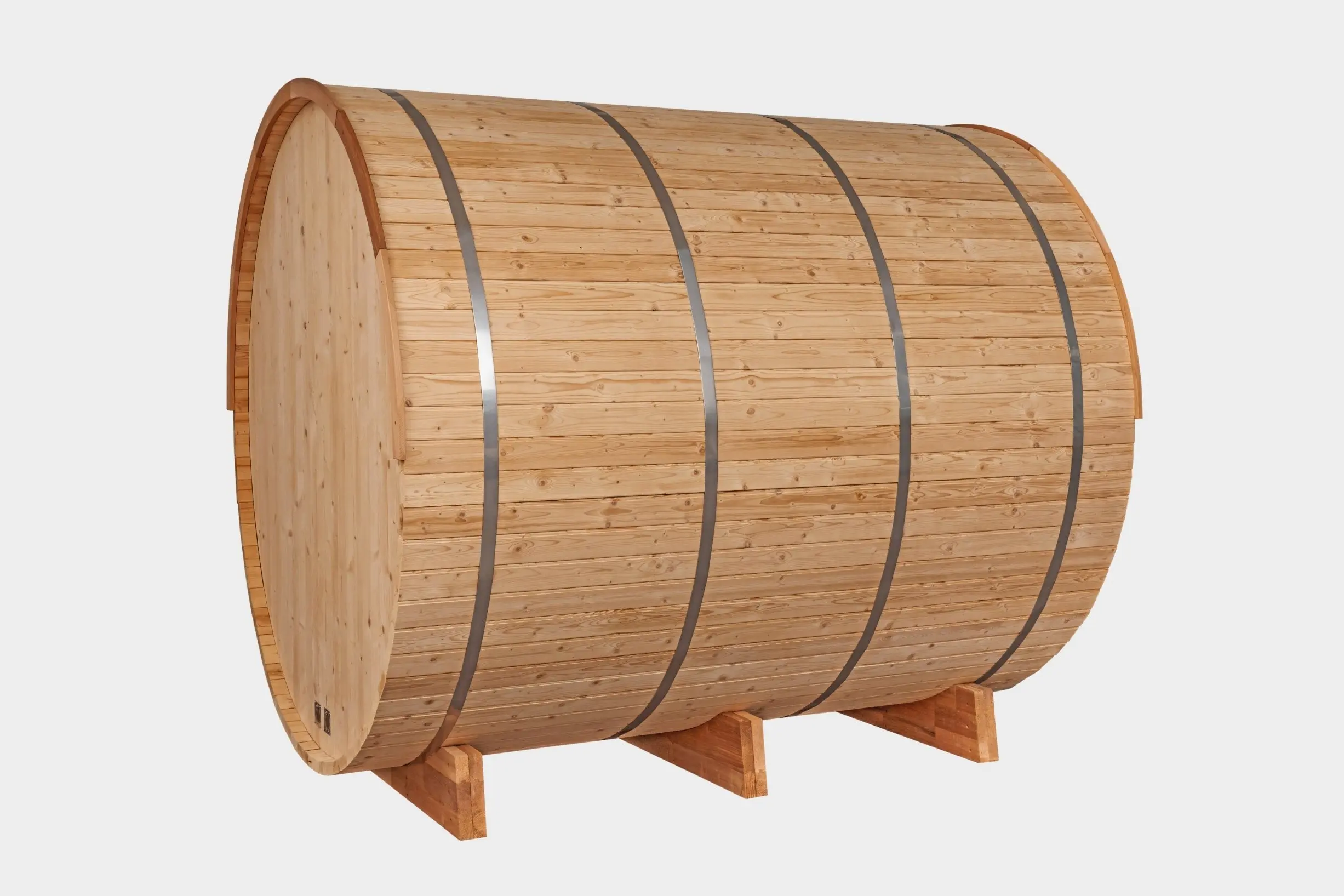 8 FT Classic Thermowood Barrel Sauna  - 6-8 Person - Image 23