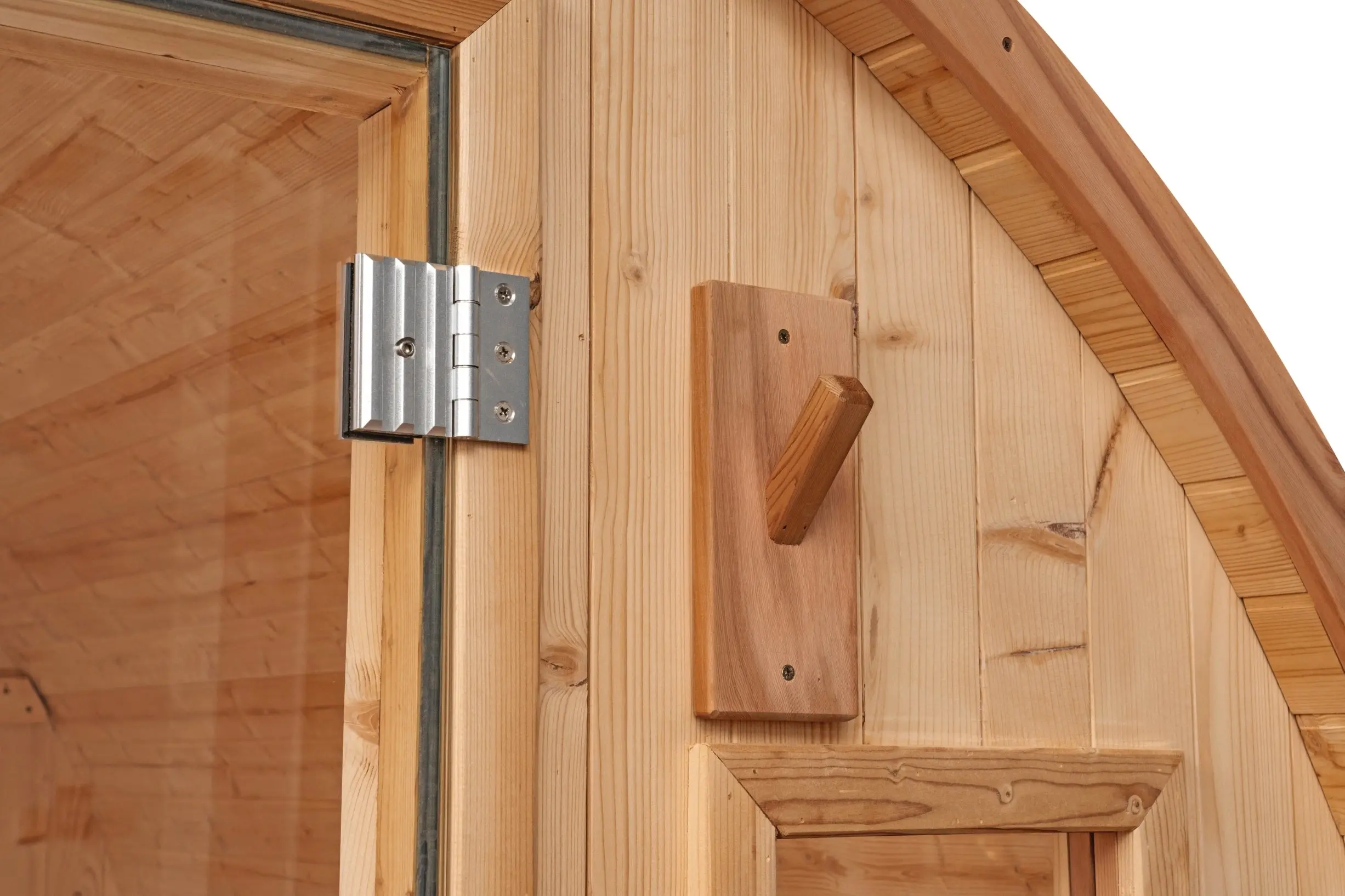 8 FT Classic Thermowood Barrel Sauna  - 6-8 Person - Image 4