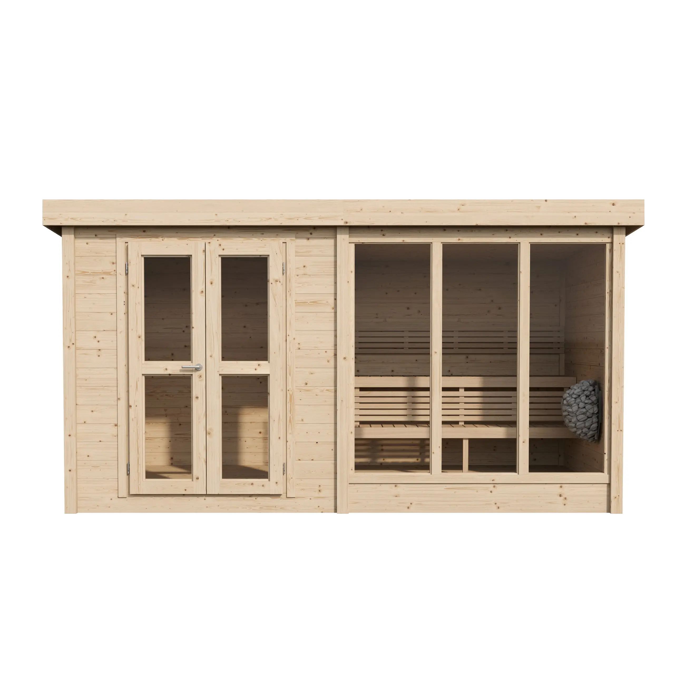 Terassi W/ Change Room- Modern Sauna - Image 3