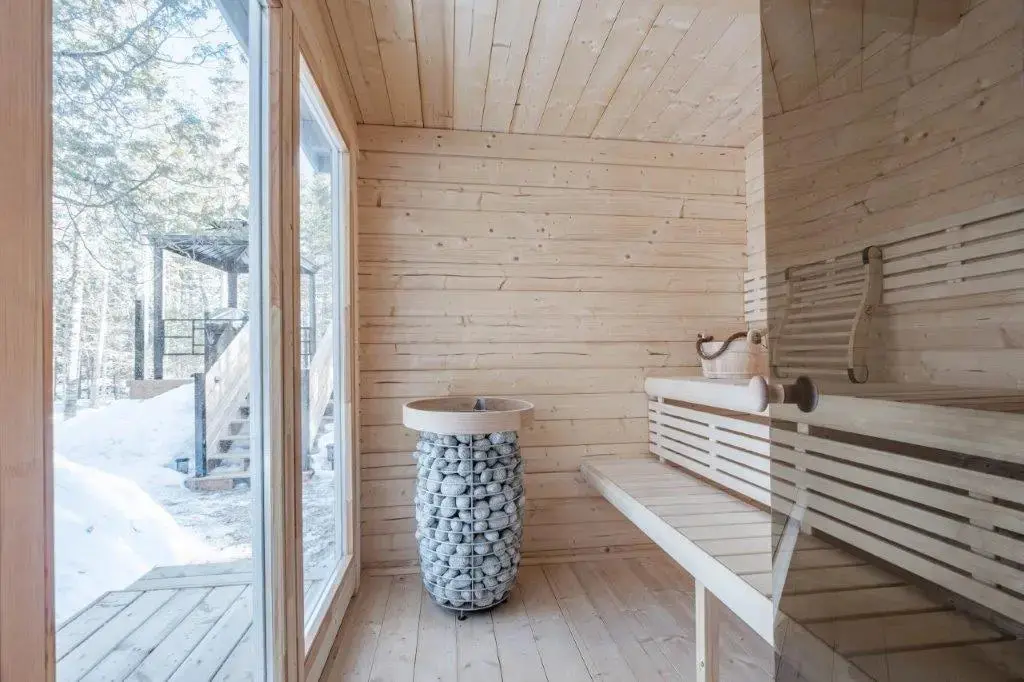 Terassi W/ Change Room- Modern Sauna - Image 5